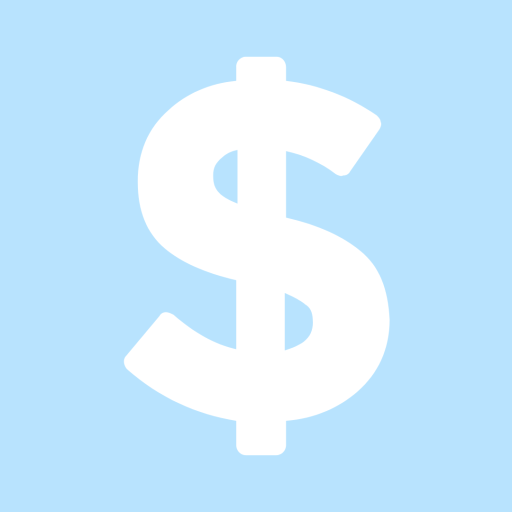 dollar sign icon cost effective